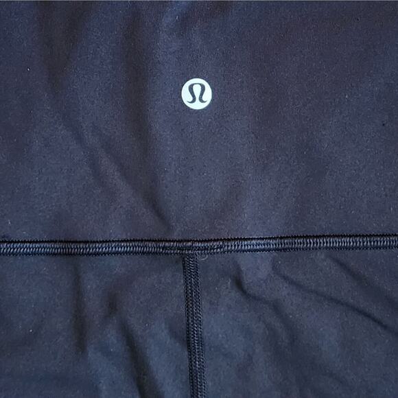 😍Lululemon Wunder Under Crop 21" High Rise Black EUC Full-On Luxtreme Yoga Gym - Picture 3 of 5